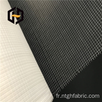 Matériau de support de ruban adhésif en tissu de polyester tricoté en maille